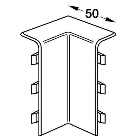 Soporte canal para cables Hager m55619010 PVC 70 mm 20 mm