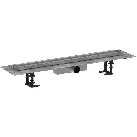 Hansgrohe – Caniveau de douche 80 cm pour insertion de carreaux – Acier inoxydable 304 – Débit jusqu'à 37 l/min – Siphon Easy Clean – 56179000 (1/6)