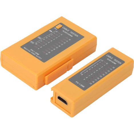 Testeur de câbles réseau, détecteur de lignes, éléments de contrôle industriels multifonctions pour RJ45 + HDMI (1/5)