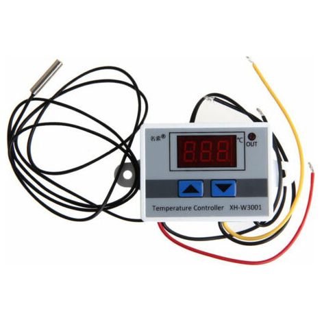 BUNTHAUS Module de contrôleur de température numérique à LED Thermostat de refroidissement programmable,6x4.5x3.1cm (1/4)