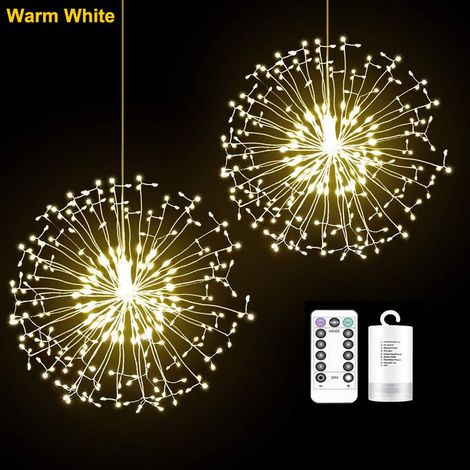 Luces De Cuerda Led - 198 Luces Micro - 8 Modos - Control Remoto - Impermeable Ip65 - Para Exterior Jardín Navidad (1/5)