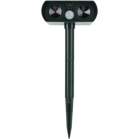 Répulsif Ultrasonique Solaire pour Animaux, Anti Sangliers, Chats et Chiens, Usage Extérieur