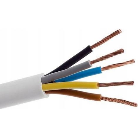 Cable eléctrico OWY 5x2.5 25m 300V (1/2)
