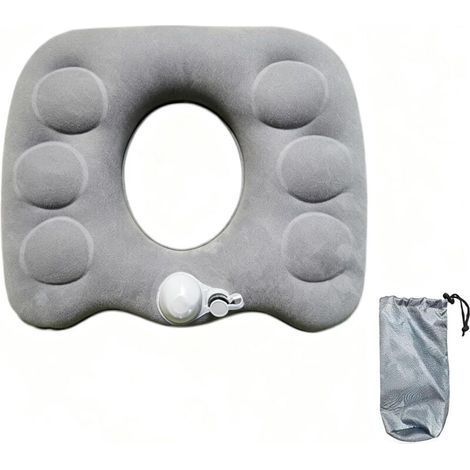 Coussin Coccyx Gonflable, Coussins Orthopédique Ergonomique Assise, Coussin de Siège pour Hémorroïdes, Coussins Sciatique Portable pour Voyage, Chaises de Bureau, Fauteuils Roulants, Sièges de Voiture