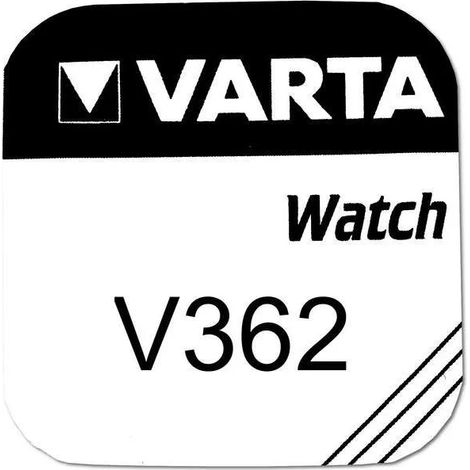 Batteria a bottone varta V362 tensione 1 55 volt capacità 21 mAh