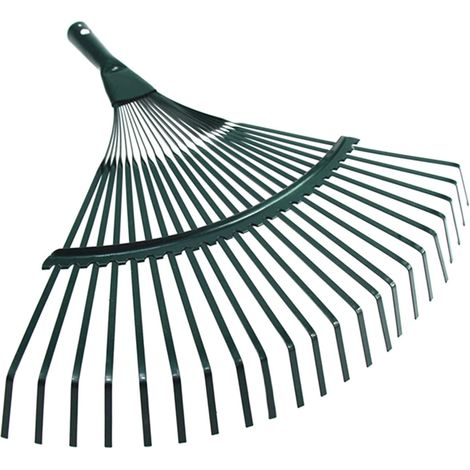 Râteau à arbustes pour tête 22 dents Outil de jardin en forme de balai d'herbe Fil d'acier toxique Agriculture à feuilles caduques Carbone Ste Métal Tête de râteau de jardin (1/5)
