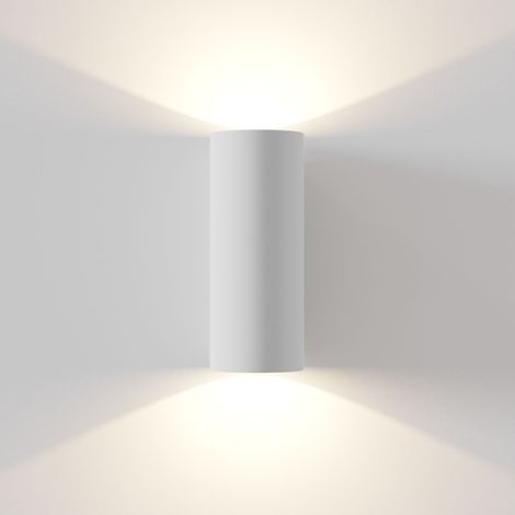 Lampada da parete Ceiling & Wall in Gesso Parma Bianco (1/3)