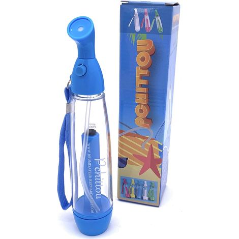 PCHITTOU - BRUMISATEUR A EAU & POMPE MANUELLE RECHARGEABLE ET ECOLOGIQUE 21,5 x 4,5 cm