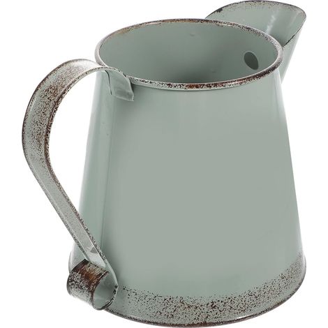 Pot de Fleurs Vintage en Fer Forgé Anse, Style Pichet pour Bulbes (1/5)