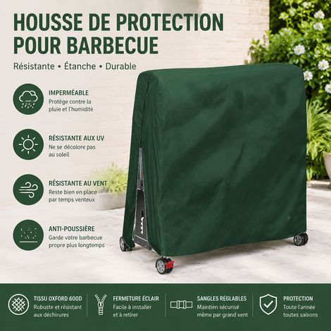 Housse de protection pour mobilier de jardin en polyester vert foncé vert 25 × 32 × 5 cm 100 g – Livraison gratuite