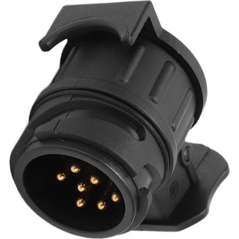 12-V-Anhängeradapter, 13-poliger auf 7-poliger Stecker, Anhängersteckeradapter für Wohnwagen (1/5)