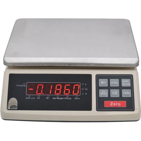 Balance industrielle LED rouge - 30 kg x 1 g