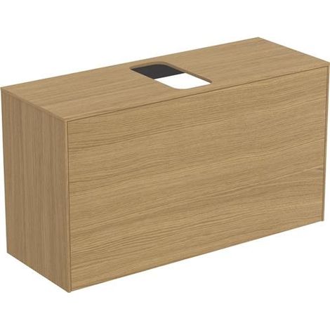 IS WT-Platte Conca mittiger Ausschnitt 1002x373mm Eiche hell, Alte Nr.2019