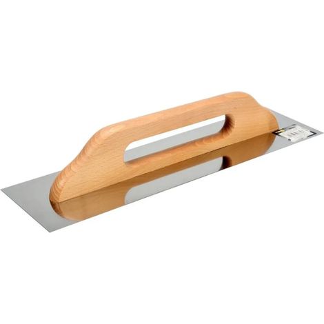 Truelle à plâtre lisse en acier inoxydable 480 x 128 mm 06660 VOREL (1/2)