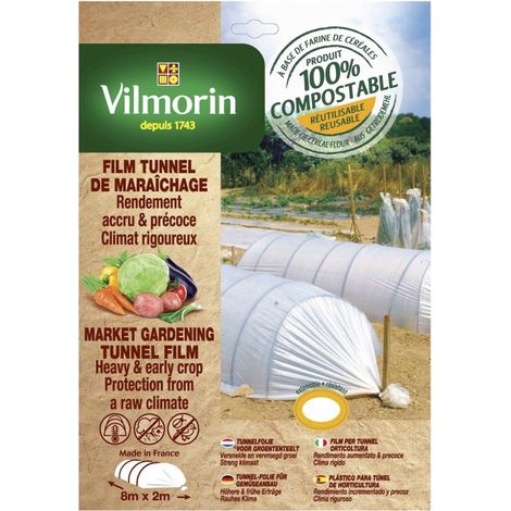 Vilmorin - Film Tunnel de Maraîchage - 2m x 8m 45 microns