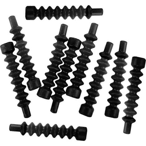 Convient pour un lot de 10 gaines de protection en caoutchouc pour câbles de freins V-Brake de vélo de montagne, étanches à la poussière. (1/5)