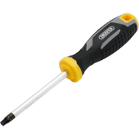 Draper T40HX 100mm Tamper-Resistant TX Soft Grip Screwdriver - Heavy-Duty, Precision, and Ergonomic Design