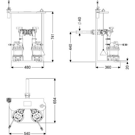 KESSEL 8744002 Pompe Aquapump Retrofit