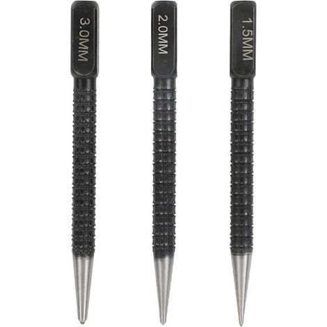 Nagelstanzer, 1,5, 2, 3 mm, 3er-Pack (1/5)