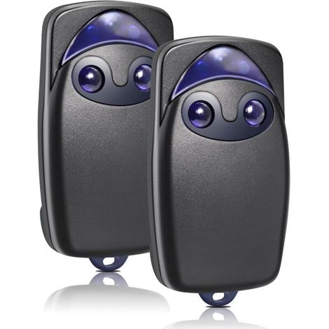 Telecommande Portail pour Flor-s, 2PCS 433,92 MHz Telecommande Porte de Garage Compatible avec Flo2R-S, 2 Canaux