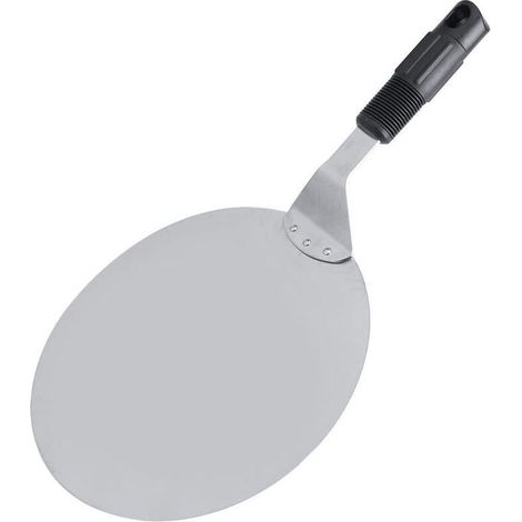 SJLERST 1Pc Pelle à pizza en acier inoxydable, plateau de transfert rond, outil de cuisson pour cuisine et restaurant (1/5)