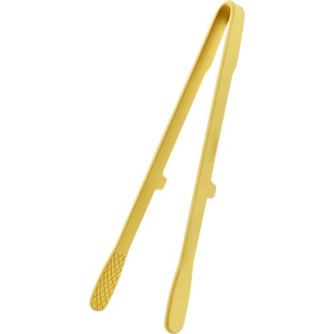 Pinze per alimenti, impugnatura antiscivolo, resistenti al calore, GIALLE (1/2)