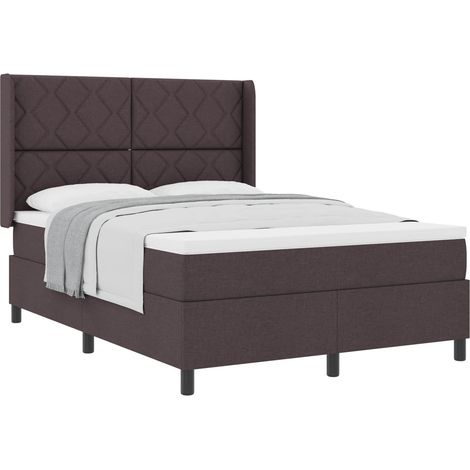 Maison Exclusive - Boxspringbett mit Kissen Dunkelbraun 200 x 160 (1/5)