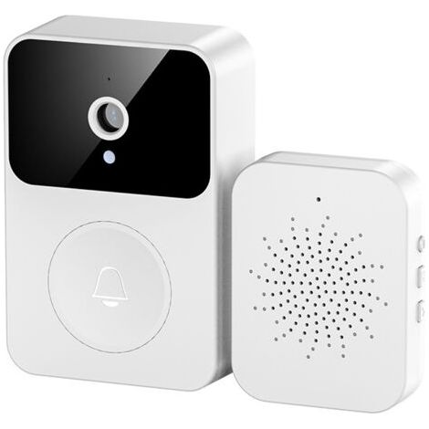 Sonnette vidéo sans fil Wi-Fi, caméra de sécurité intelligente Wi-Fi 2,4 GHz avec sonnerie (1/5)