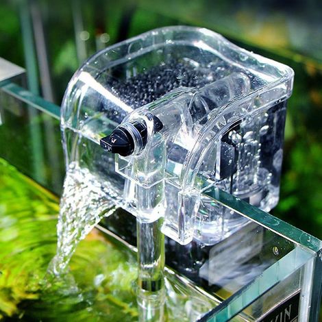Pompe de filtration 3 en 1 avec purificateur d'eau et apport d'oxygène pour aquarium (1/3)