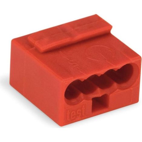 WAGO Micro-Steckklemmen 243-804, 4-polig, rot, 100 Stück (1/5)