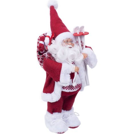 Santa Claus Standing Traditional Decoration - Feeric lights & christmas