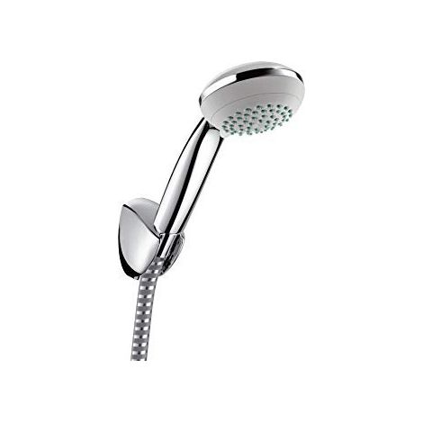 Hansgrohe Crometta 85 - Set doccia Variojet, 2 getti/Supporto doccia Porter'C 1,25 m, cromato 27558000 (1/2)