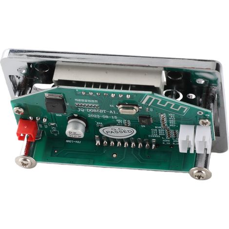 Carte décodeur MP3 Bluetooth, module audio stéréo avec lecteur USB, mémoire, radio FM, couleur noire (1/5)