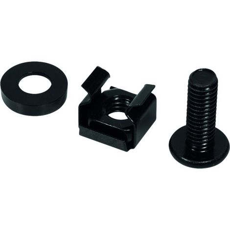 Logilink AC116 kit de fijación negro 50 tornillos M6 16mm