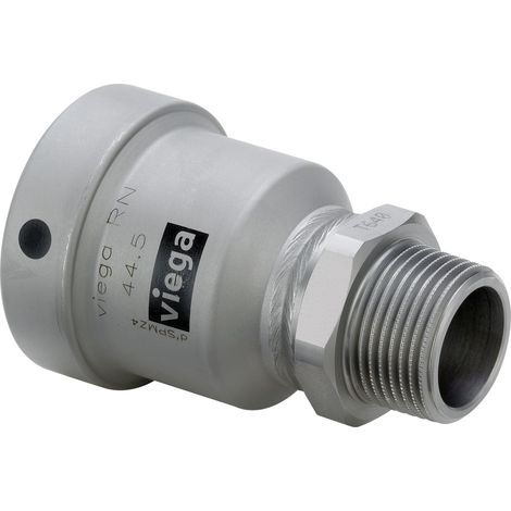 Pièce de transition avec SC Megapress 4211.3 en acier 44,5 mm x R1 revêtu de Zn-Ni.