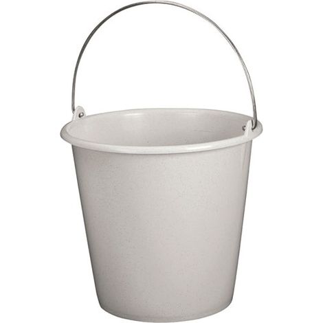 ALUMINIUM ET PLASTIQUE SEAU MENAGE 5L BLANC RIVS5