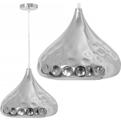 LAMPADA A SOSPENSIONE RISPECCHIATA SILVER APP272-1CP E27 (1/5)
