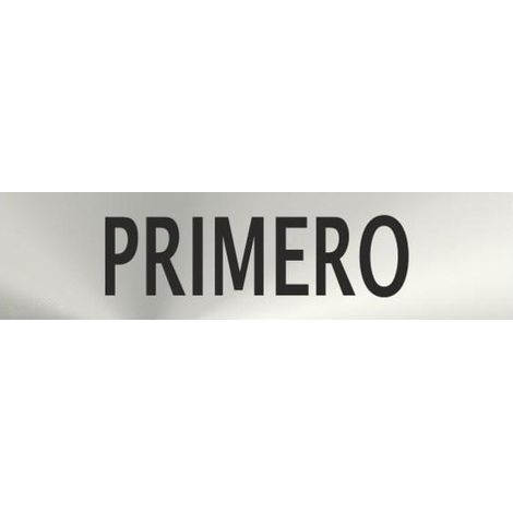 Señal informativa Primero en Acero Inoxidable (números ordinales) 50 x 200 mm SEKURECO (1/2)