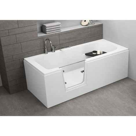 Baño de puerta ADELAIDE II 160/170/180x75/80x54 cm - Dimensiones: 160cm (1/3)