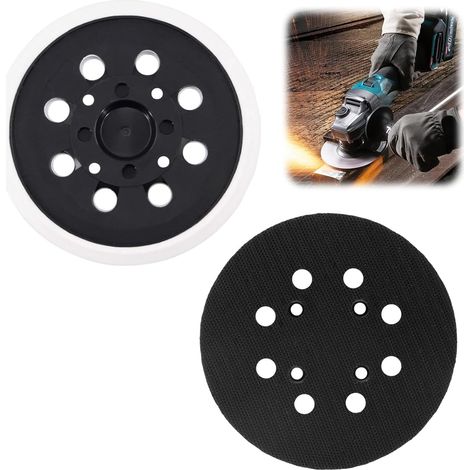 Sanding plate 125 mm compatible with PEX 300/400 AE, 8 holes (1/5)