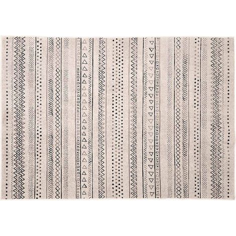 Tapis Déco Tissé "Tallulah" 140x200cm Naturel (1/4)