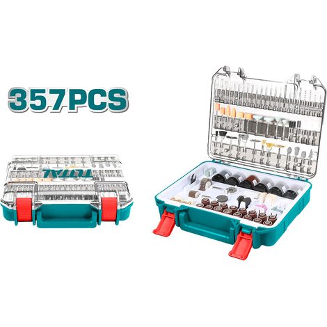 Total Tools Maletín accesorios para Multidrill 357 Piezas
