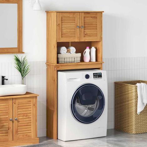 Washing Machine Cabinet VIGO Honey brown 72.5 x 27 x 161 cm vidaXL (1/5)