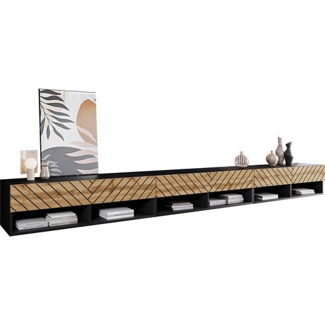 Mueble TV Sarasota 189 , Número de puertas: 0, Número de cajones: 0, 300x32x33cm (1/5)
