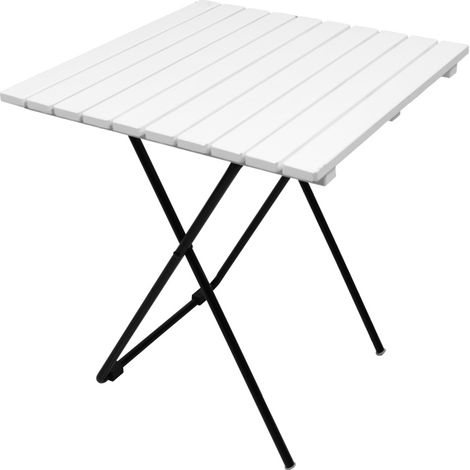 Linder Exclusiv Gartentisch Klappbarer MC4710 für Balkon,Terrasse Weiß