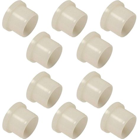 cyclingcolors 10x Boccole flangiate rondelle con bordo in plastica nylon 6.6 tondo isolamento imbottitura cuscinetto distanziatore (12 x 14 x 20 x 10 x 2mm) (1/2)