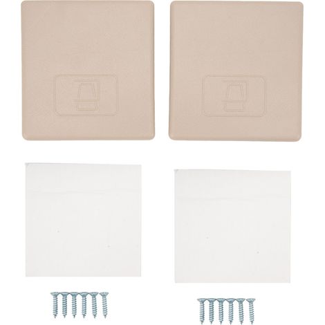 2 supports de gobelet pliables pour voiture, imperméables et faciles à nettoyer, porte-bouteille d'eau à angle droit pour camping-car, SUV, beige (1/5)