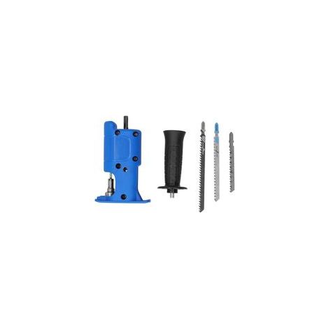 Scie à bois, scie alternative domestique, perceuse électrique modifiée en scie sauteuse, outil Portable pour la coupe de plastique à bois (1/5)