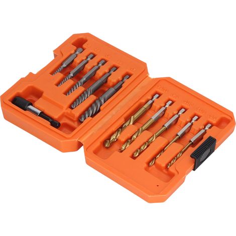 Kit extracteur de vis endommagées HHS professionnel en 11 pièces (1/5)