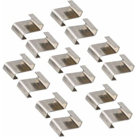 Clips de alambre para acristalamiento de invernadero, clips de fijación de acero inoxidable para paneles de vidrio de invernadero, clips de acristalamiento tipo Z